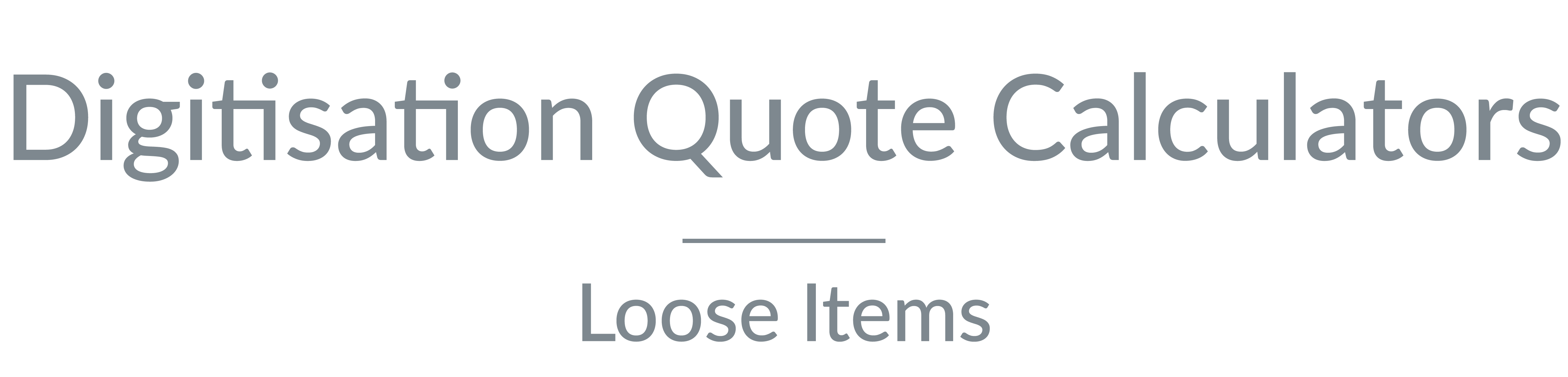 loose-items-quote-calculator-townsweb-archiving